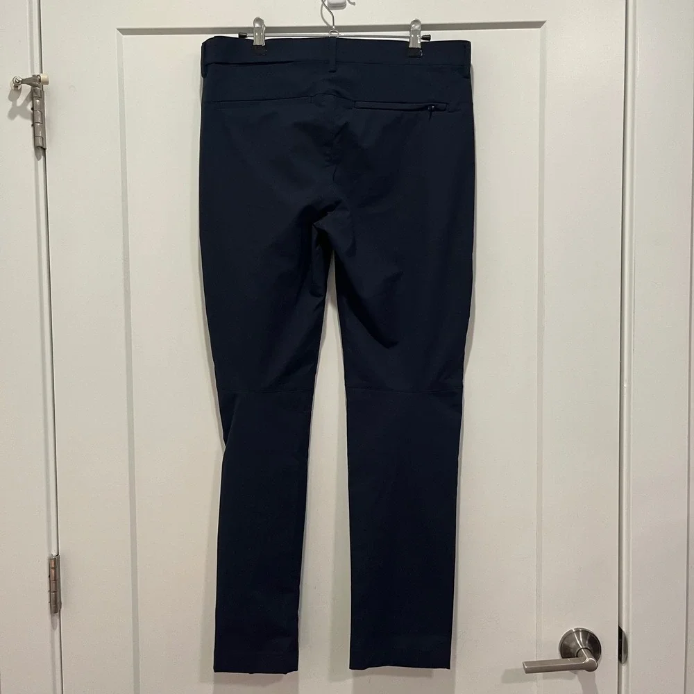 Banana Republic Slim Fit Navy Performance Blue Chino Pants Mens 30x30